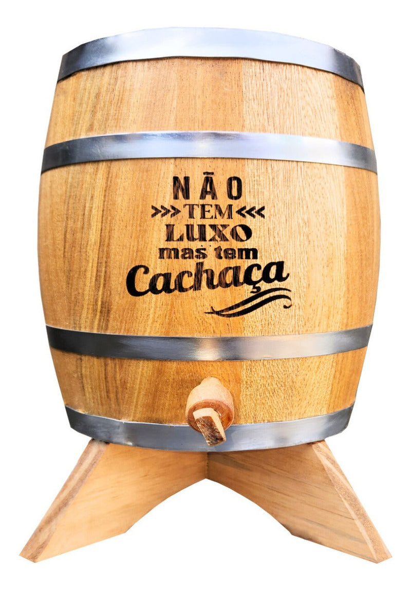 Barril Corote Cachaça Vertical Amburana 3l Tonel Bebidas